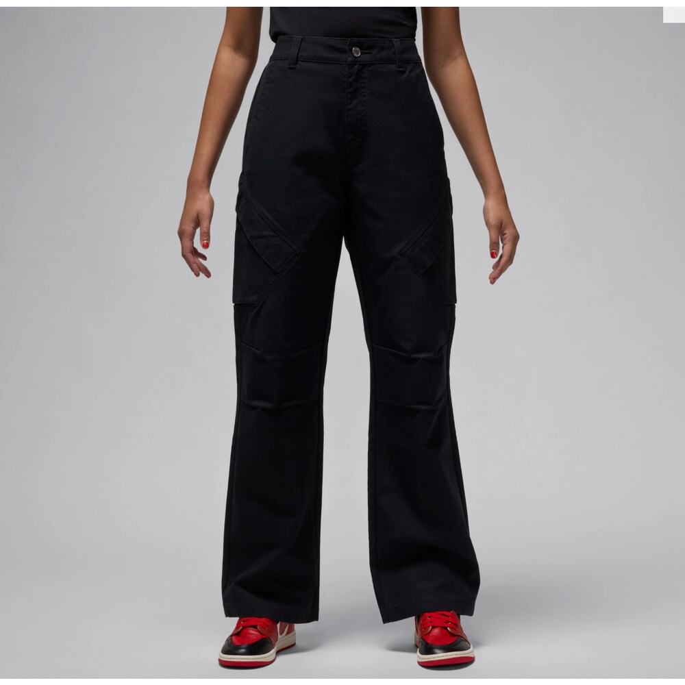 NIKE x JORDAN | NWT Barrel Leg Pants Standard Fit Black Chicago Trousers | Small